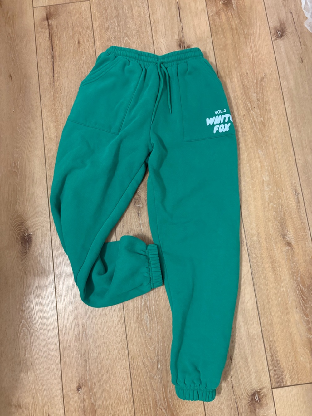 White Fox Boutique Green Jogger Sweatpants